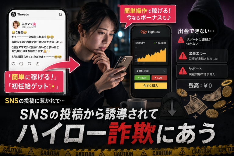 操作を間違えて資金を失った。。今Threads(スレッズ)で多発してるトレーディング詐欺。