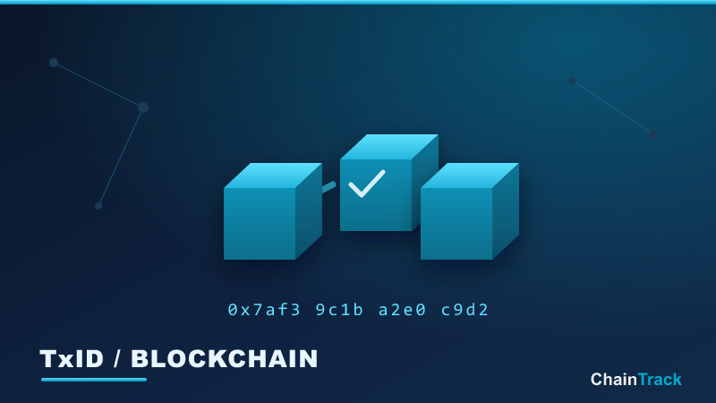 TxID・ブロックチェーン解説（イメージ）